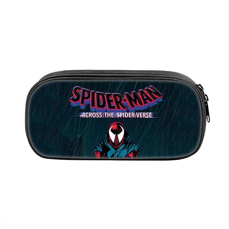 Spider Man Large Capacity Nylon Pencil Case For Students And Kids
