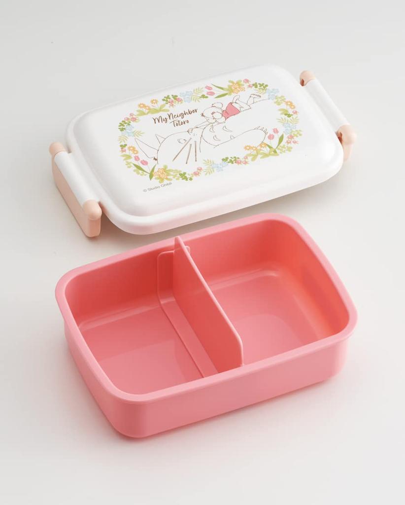 Skater Lunch with a Soft Single Made in Ghibli Totoro and Mei Children's Box, 450ml, Dome-Shaped Lid, Tier, Japan, Design, Girl's RBF3ANAG-A
