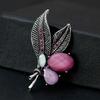 Women Flower Pearl Brooch Cute Corsage T-shirt Sweater Ornament Scarf Buckle Festival Birthday Gift