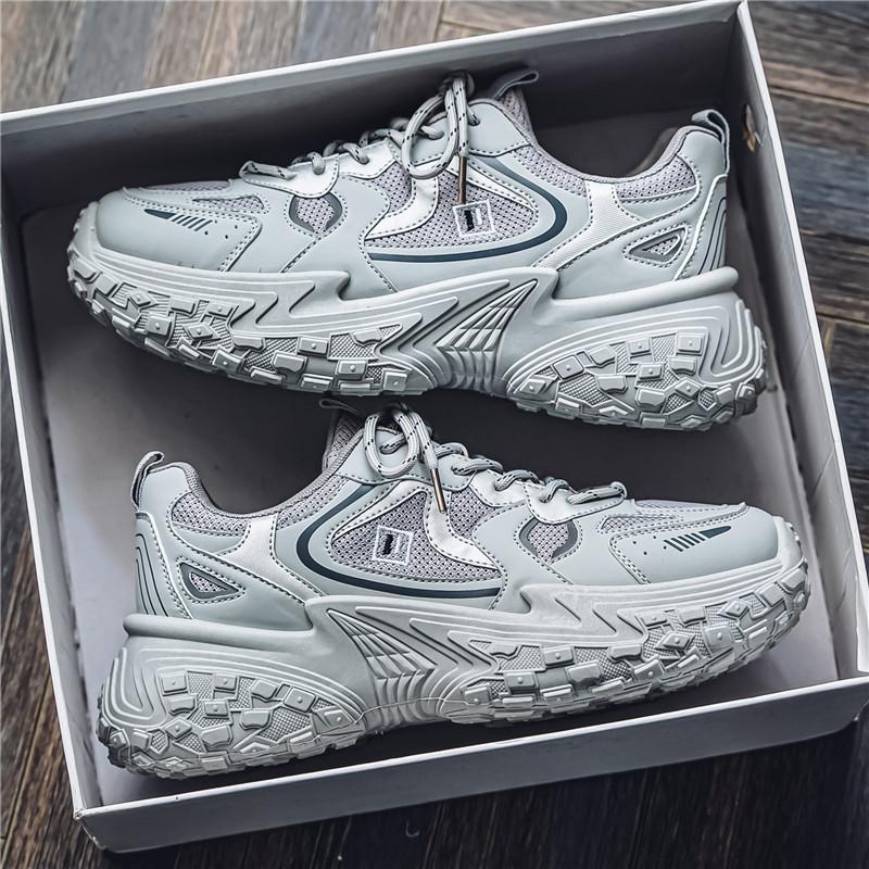 2024 new autumn men's sports shoes super hot ins platform dad shoes street trendy shooting sports and leisure men's shoes