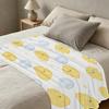 Cheese Series Soft Flannel Blanket, Lightweight Warm Cozy Cute Cartoon Plush Throw, Ideal for Home Lounge, Christmas & Halloween Decoration
