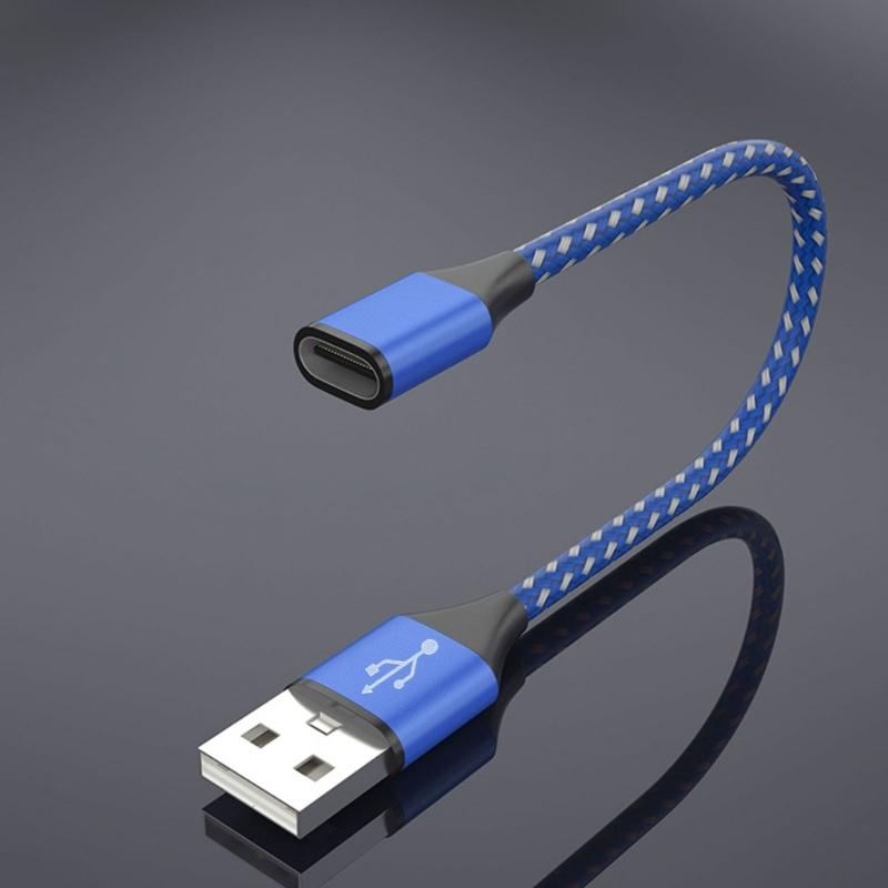 USB 2.0 Adapter Male to Type C Female Connector 480Mbps Data Sync for Laptop PC USB Chargers Extension Converter