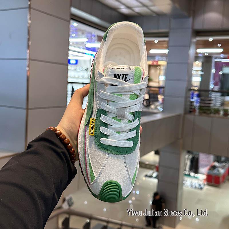 Tênis de Moda Masculino Verão 2025 Cano Baixo com Cadarço: Sapatos Casuais Confortáveis, Leves, Modernos e Simples