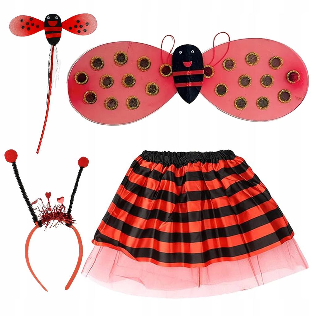 [PACZA] Ladybug Carnival Costume For Children H46