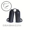 2pcs Greenhouse Frame Connectors Plastic Tube Components Garden Pole Connectors for Constructing a Greenhouse