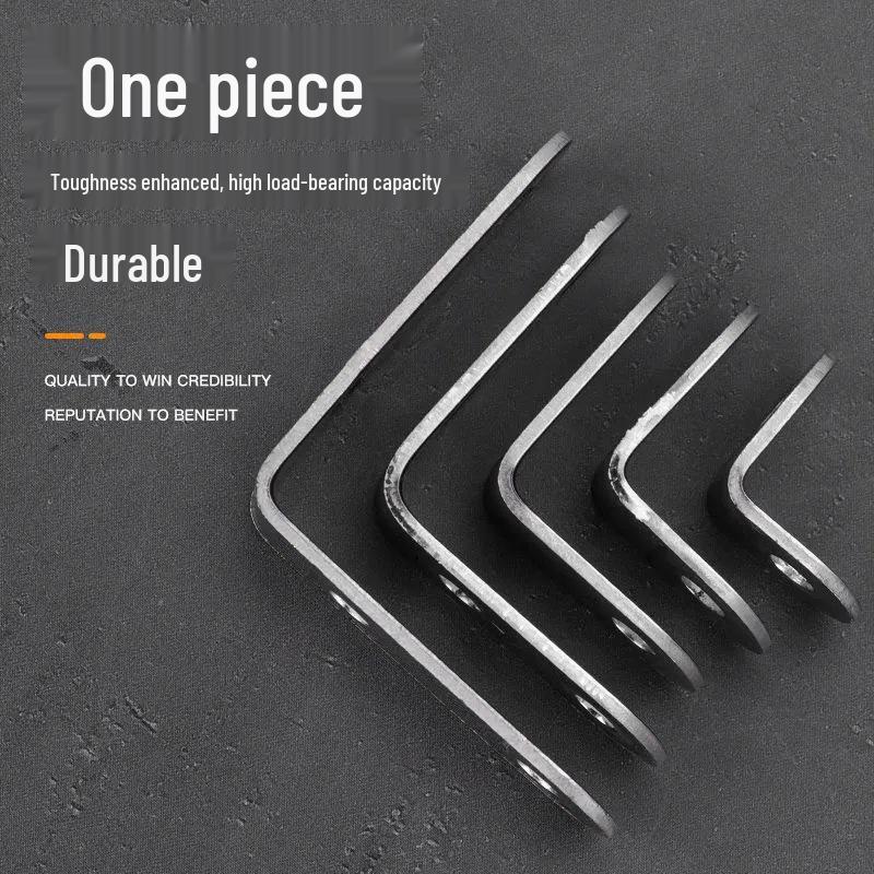 Stainless Steel 90° Corner Brackets for Kitchen Furniture