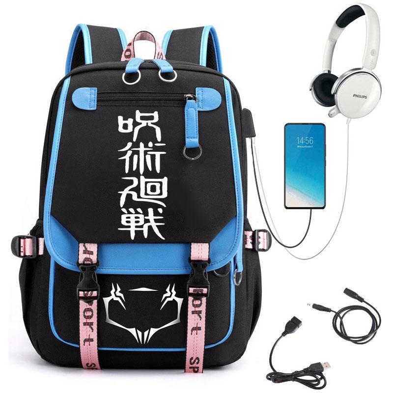 Popular Riman Peripheral Backpack Youth Student School Bag Usb Large Capacity Student Computer Bag