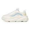 Anta Cat Paw Cushioning Slip Resistant Abrasion Resistant Breathable Low Top Chunky Sneakers Women's White Blue Yellow 922048894-7