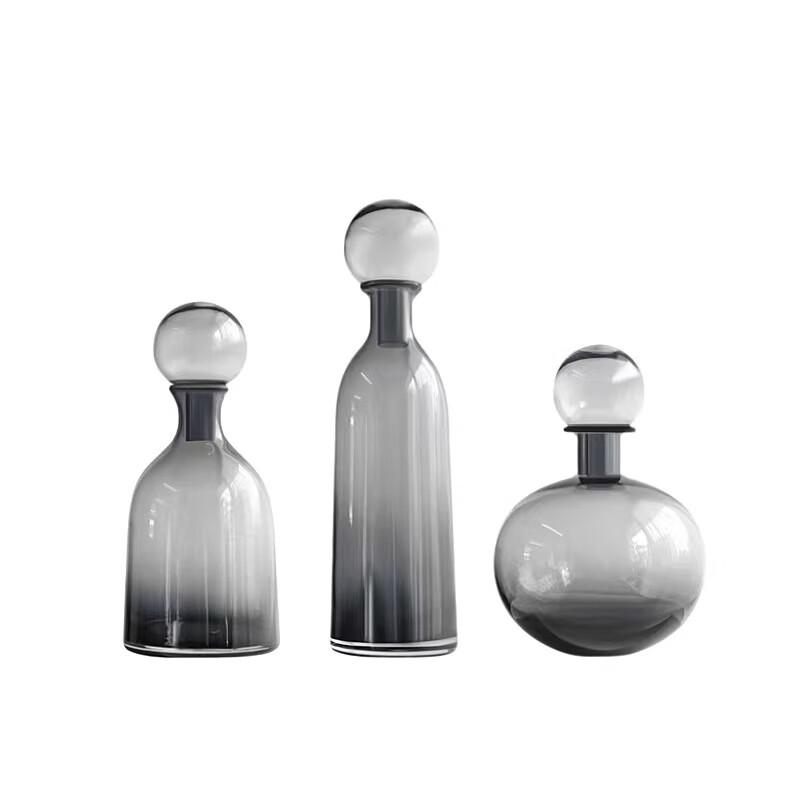 Minimalist Art Transparent Glass Vase
