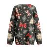 Women's Casual And Fashionable Christmas Print Long-Sleeved Top