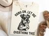 Mini Schnauzer Overthink Coffee Shirt, Hang On Let Me Overthink Funny Tee