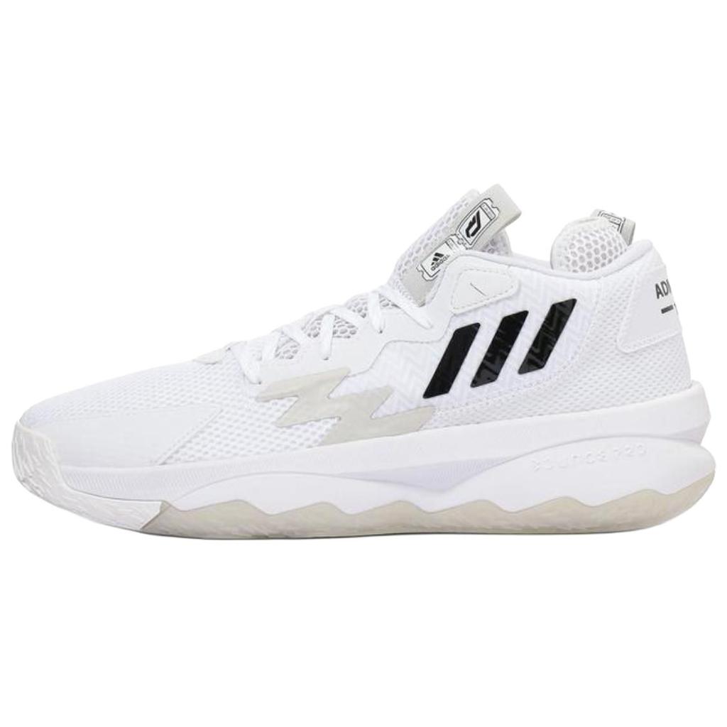 adidas Dame 8 Admit One - Bianco Nuvola Sneakers da Uomo Nero Core Grigio-Uno GY6462
