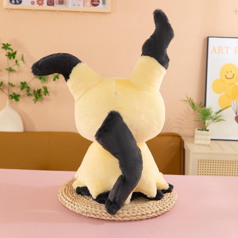 Rabbit Fur Mimikyu Pokémon Plush Dolls: Cute Cartoon Figurines