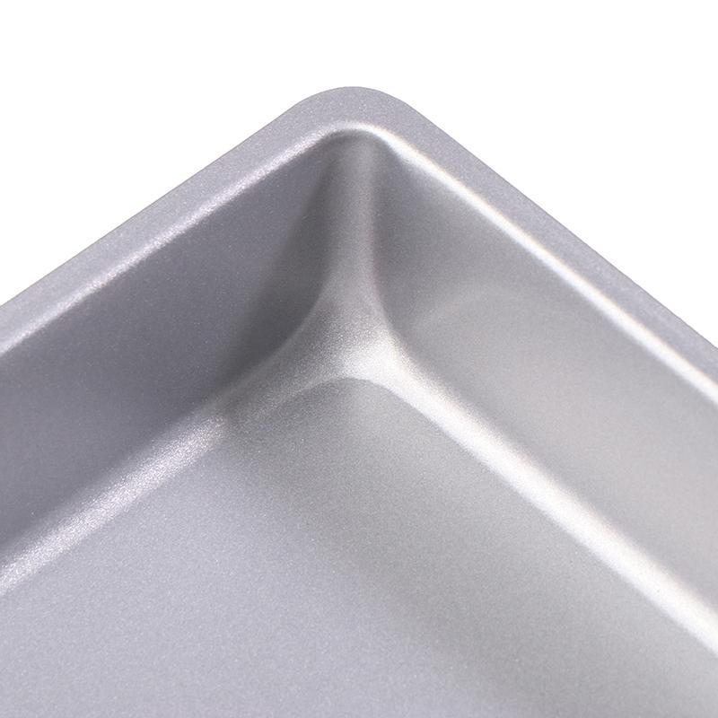 4Inch Mini Square Carbon Steel Baking Tray Pizza Cake Mold Non-Stick Bakeware Air Fryer Oven Tart Pan Kitchen Cooking Tool