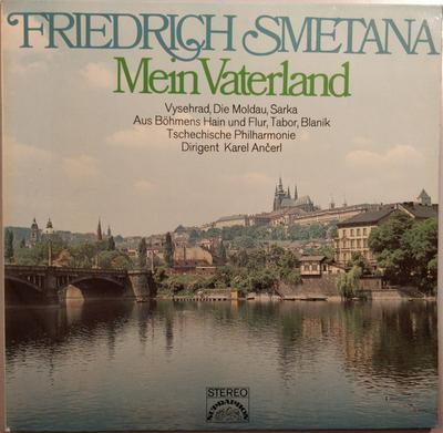 LP Record BEDICH SMETANA  THE CZECH PHILHAR  Mein Vaterland Ein Zyklus Sinfonis 80187XCK Supraphon 1979 Germany Classical Used