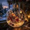 Eingebaute Leuchte Weihnachtsdekoration Warmes Licht Weihnachtskugel Story Ornament Feiertag Heimdeko