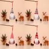 Stuffed Gnome Ornaments for Christmas Hanging Plush Gonk Santa Doll