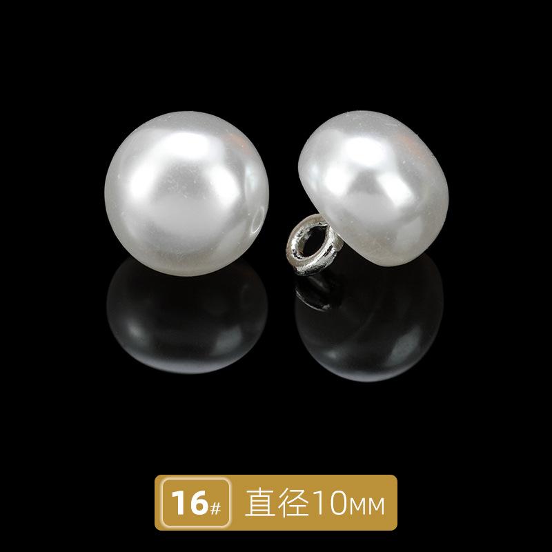 10 szt. Guzik do kardiganu Guzik do czongsamu Guzik do koszuli Perłowy Okrągły Żywiczny Guzik bez dziurki Guzik do koszuli Sukienka swetrowa Guzik z koralikami