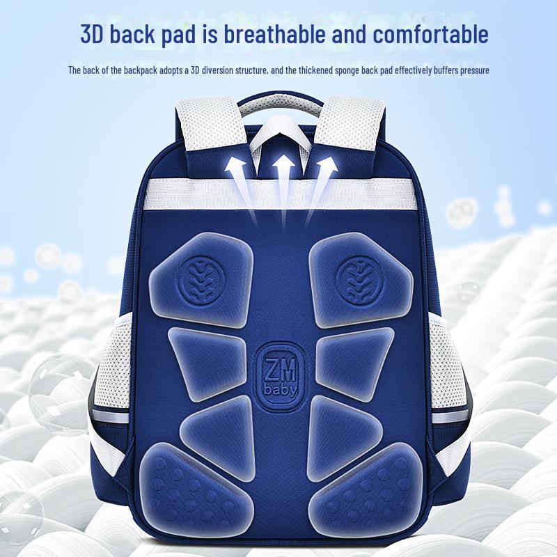 Sesame Baby British Style Boys Backpack for Grades 1-6