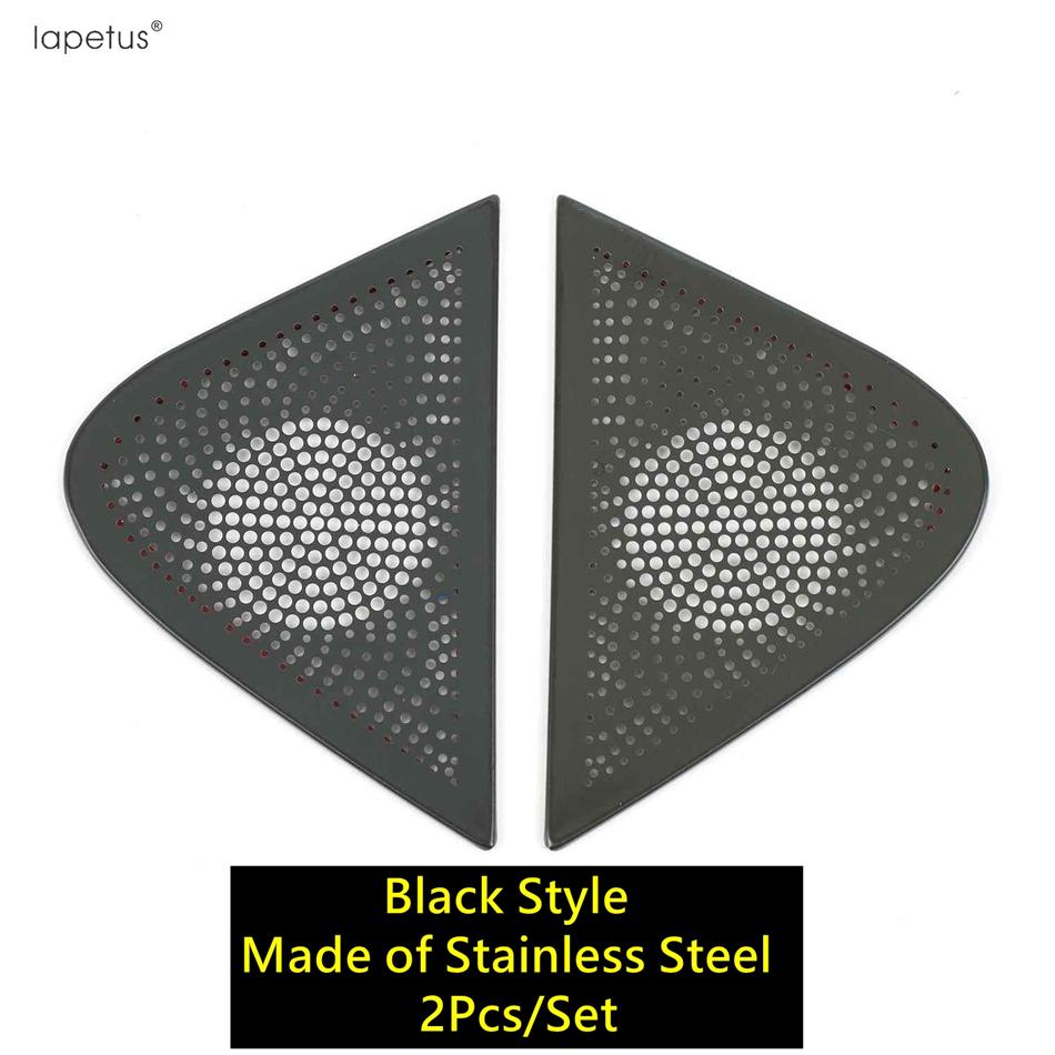 Stainless Steel Accessories For Xpeng G6 2024 2025 Pillar A Speaker Tweeter / Gear Shift Side Loudspeaker Frame Cover Trim