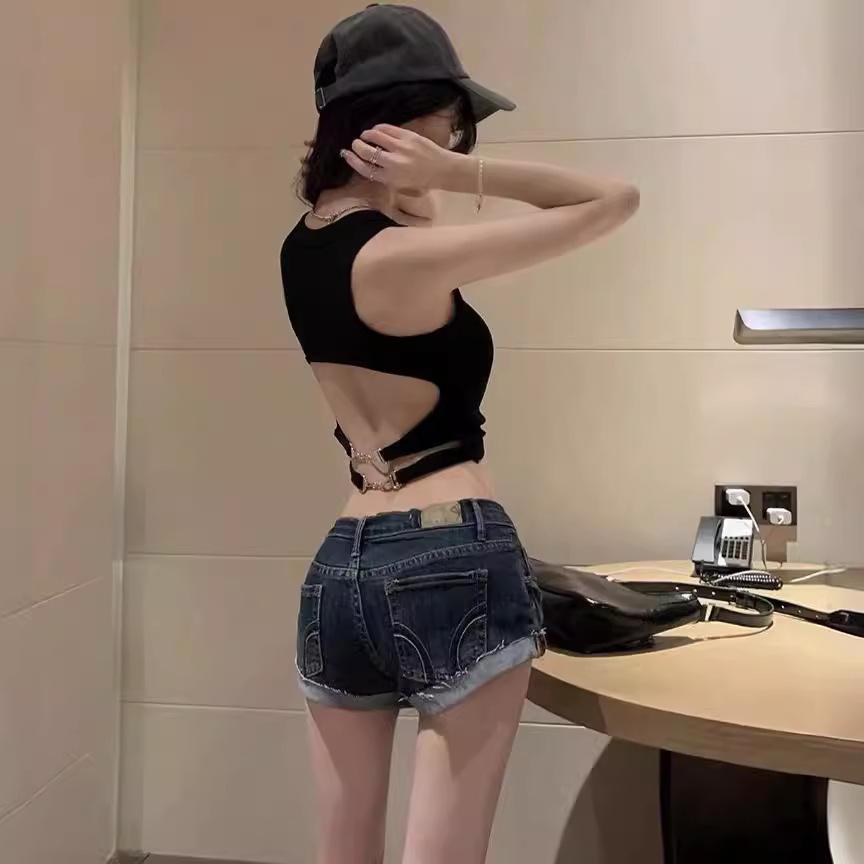 

Women s High Waist Slim Stretch Jeans & Shorts - Summer 2024 Collection XL сірий колір/синій