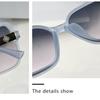 Icke-polariserade Vintage Fyrkantiga Gradient Solglasögon Dam Överdimensionerade Solglasögon Herr Retro Svarta Solglasögon Nyanser Goggles
