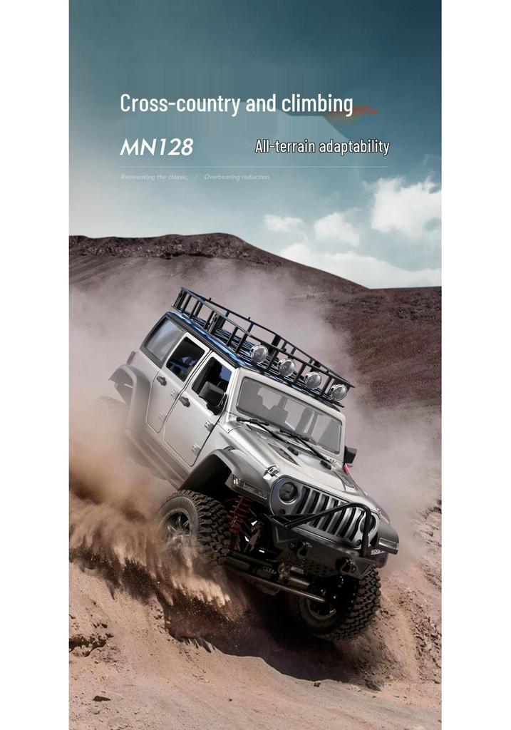 MN128 1:12 Scale RC Wrangler: 4WD Off-Road Climbing Car