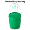 Kbelík na rybářské nástrahy s rukojetí Velkokapacitní Přenosný Prodyšný Nádoba na žížaly, červy, larvy, nástrahy Rybářské vybavení