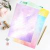 Watercolor Stationary Paper and Envelopes Set, 24 PCS Colorful Writing Stationery Paper with 12 PCS Envelopes,Pretty Watercolor Styles Stationery