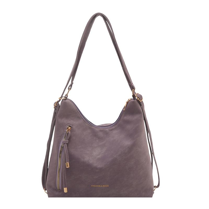 

Large capacity bag women s summer new versatile fashion single shoulder trend commuting retro casual tote bag
