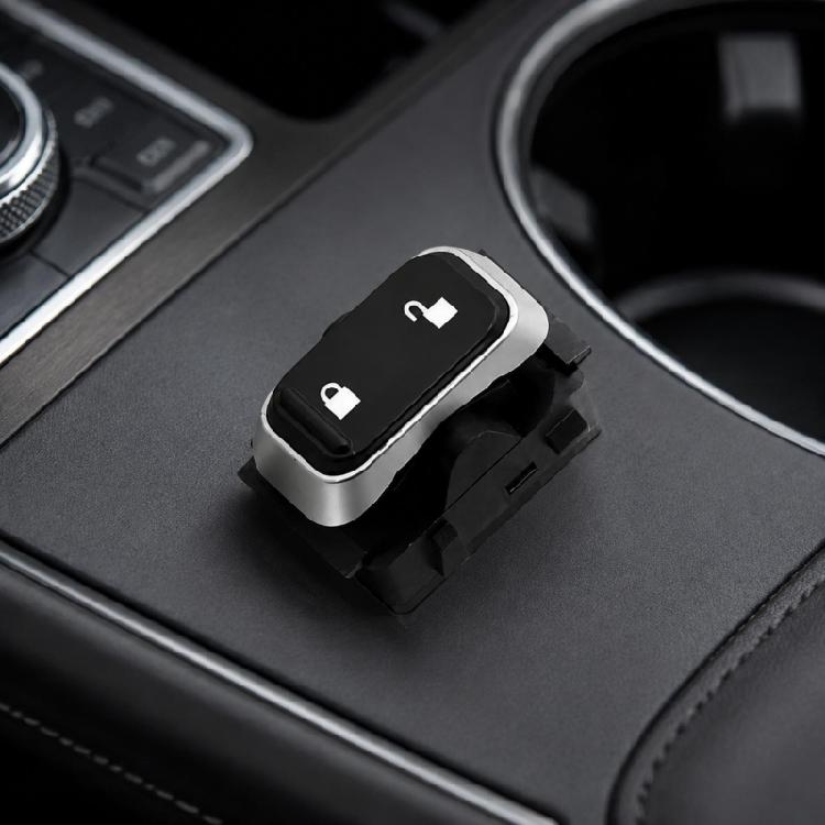 Vehicle Door Lock Button Assembly 5W1Z14028BA 5W1Z14028AA With Molded Black and Gray Housing, Mounting Lugs and Rear Connection Housing for Repair