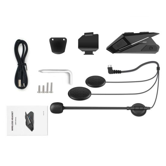 Creative Motorcycle Helmet Earphone Long Standby Time Automatic Answer FM Radio Bluetooth-compatible5.0 GPS Headset