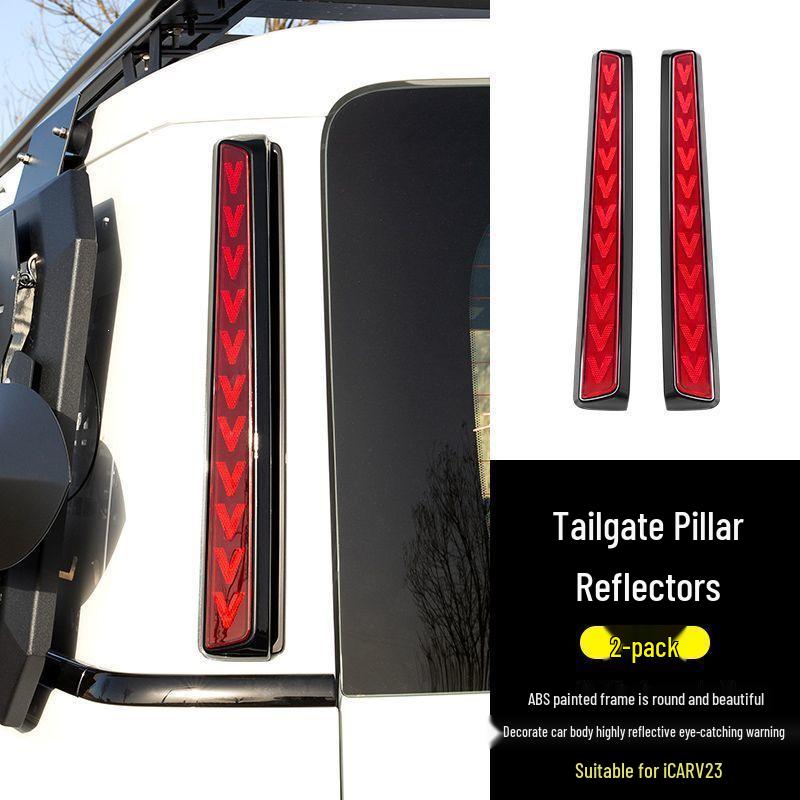 

ICAR V23 Tailgate & D-Pillar Reflective Strips and Protective Plates