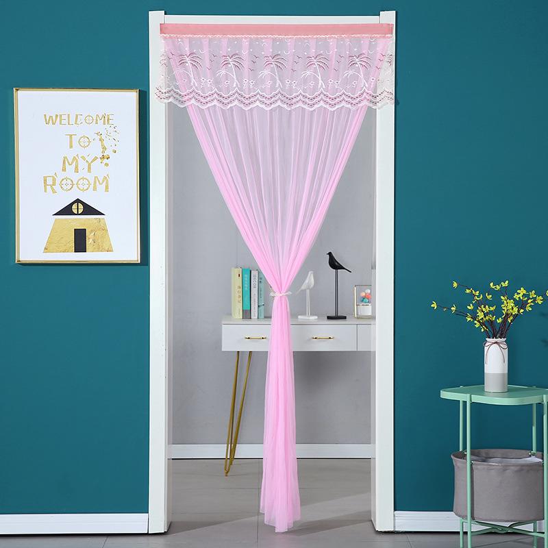 Perdea Ușă Partiție Plasă de Țânțari Bandă Magică Perdea Ușă cu Plasă Fără Găurire Perdea Dantelă Perdea Partiție Dormitor Toate Sezoanele