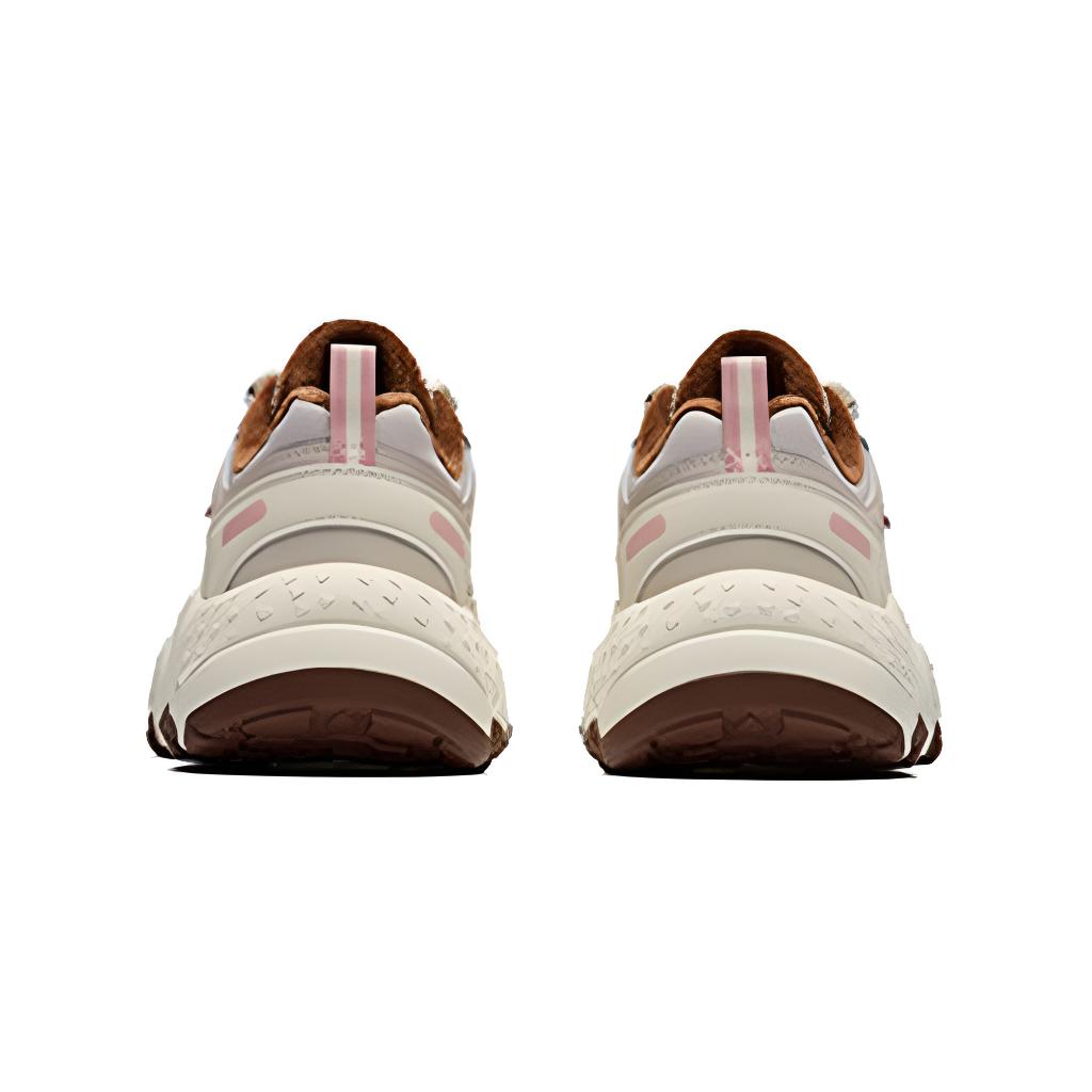 Sneakers Anta Rock Solid, Fall Winter Fleece-Lined Thermal, Thick Sole Heightening, Trendy Chunky Sneakers