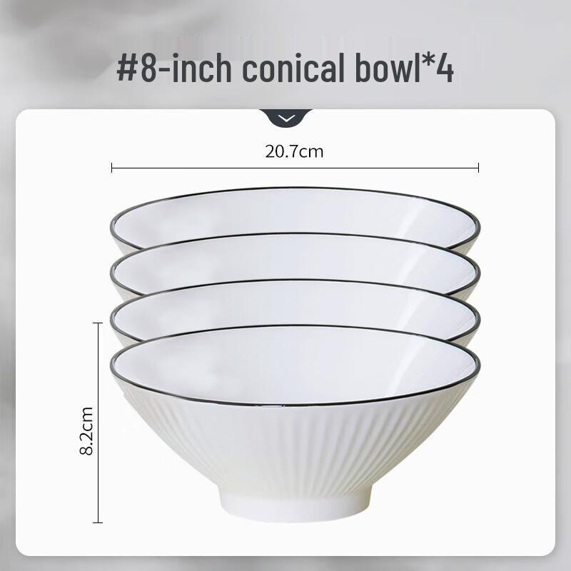 Mode Lanca American Black Line Tableware Set