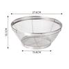 1pcs Stainless Steel Rice Washing Sieve Fine Mesh Basket Kitchen Colander Fruit Rinser Strainer Container Vegetable Washing Bowl