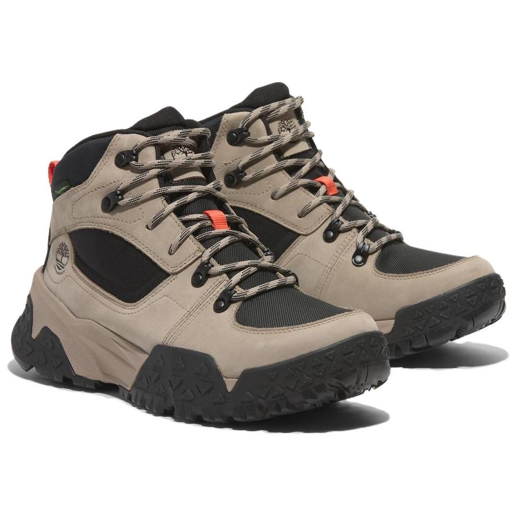Timberland Motion Scramble Comfortable Lightweight Slip Resistant Durable Mid Top Outdoor Functional Shoes Men Shoes Gray Brown A6DD1EN5