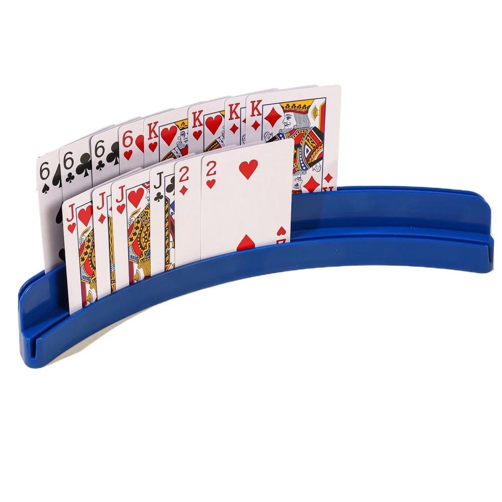 Expandable Playing Cards Holders Two-Layer Hands Free Card Holder  Board Game Accessories
