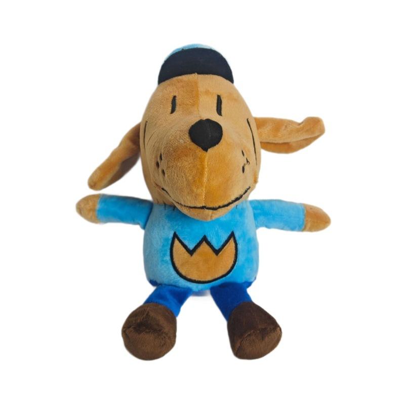 Detective Dog Adventure Series Dog Man Animation Plush Toy Children'S Cute Doll