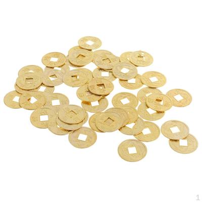 50 Stuks Feng Shui Munten Chinees Oud 0,9'' Diameter I Ching Geld Amulet