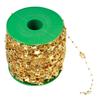 DIY Star Faux Pearls Beads String Garland for Christmas Tree Wedding Party Bouquet Decoration(Gold