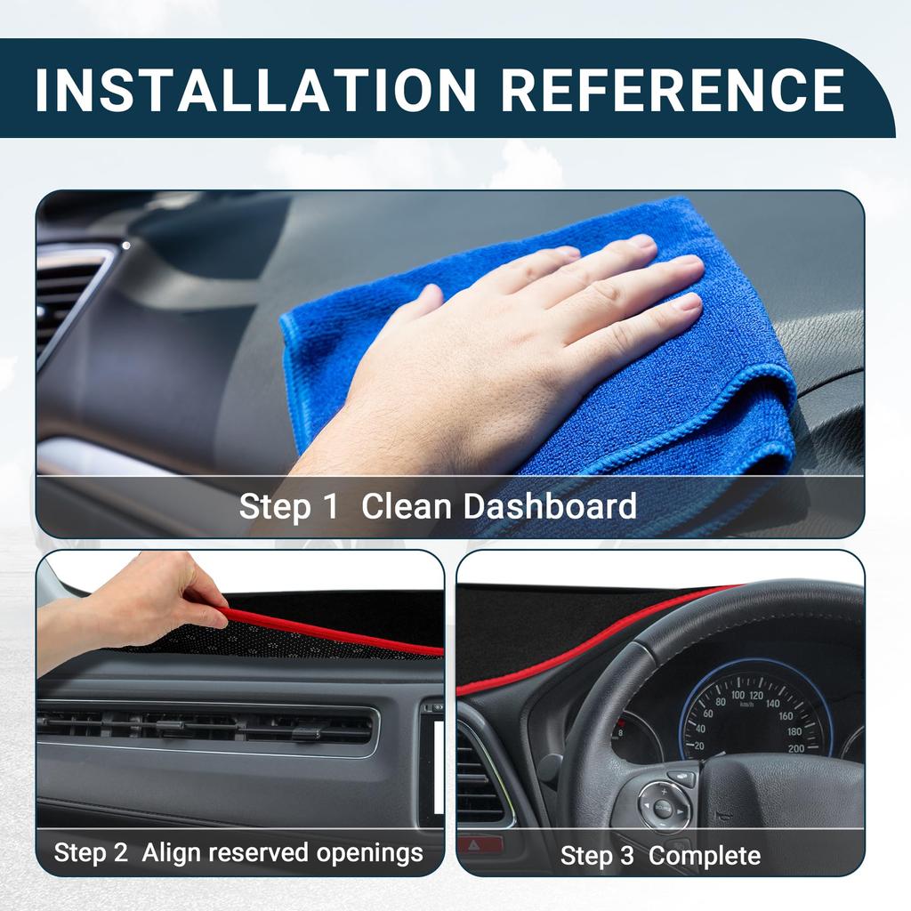 TUCKBOLD Front Dashboard Cover Mat for Mitsubishi Eclipse Cross Display 2017-2022, Anti-Slip Head-Up