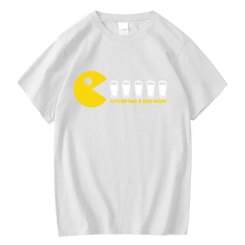 

Men s T-shirt High Quality 100% Cotton Funny Design Printing Summer Casual Loose O-neck for Men Short Sleeve T-shirt Male Tops M