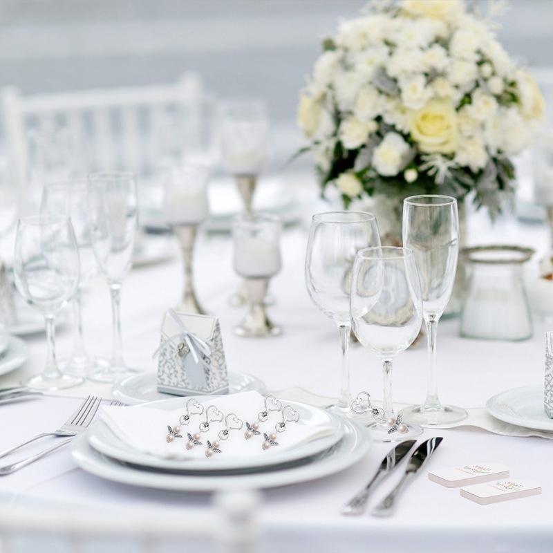 20 Pcs Guardian Angel Keychain Organza Bags Pendant For Wedding Christening Christmas