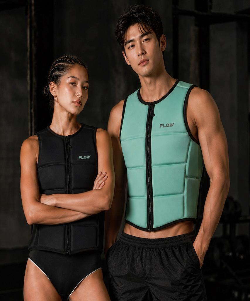 Peullou Unisex Neoprene Reversible Slim Fit Life Vest 3 Colors