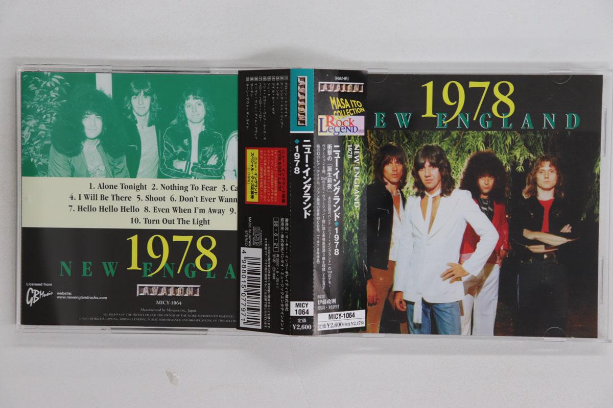 CD NEW ENGLAND 1978 MICY1064 Avalon 1998 Япония Obi Рок Б/у