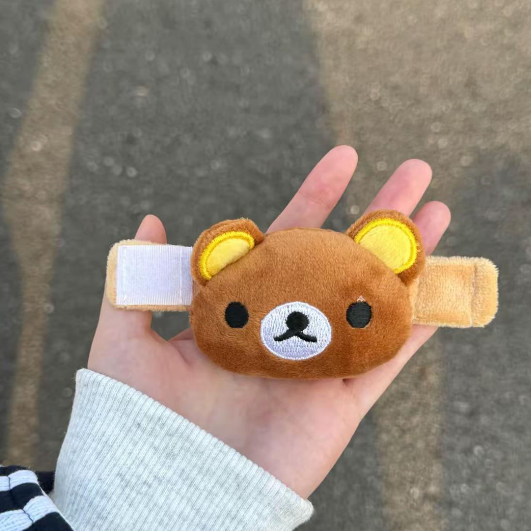 Kawaii Rilakkuma Cute Plush Schoolbag Doll Pendant Bear Doll Bag Decoration Ornaments To Send Gifts To Girlfriends And Friends