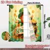 Flat Printing Curtains Without Rod Stpatrickcoins Chic Digital Printed Versatile Polyester Fabric Curtain Set Of 2 Made Washable