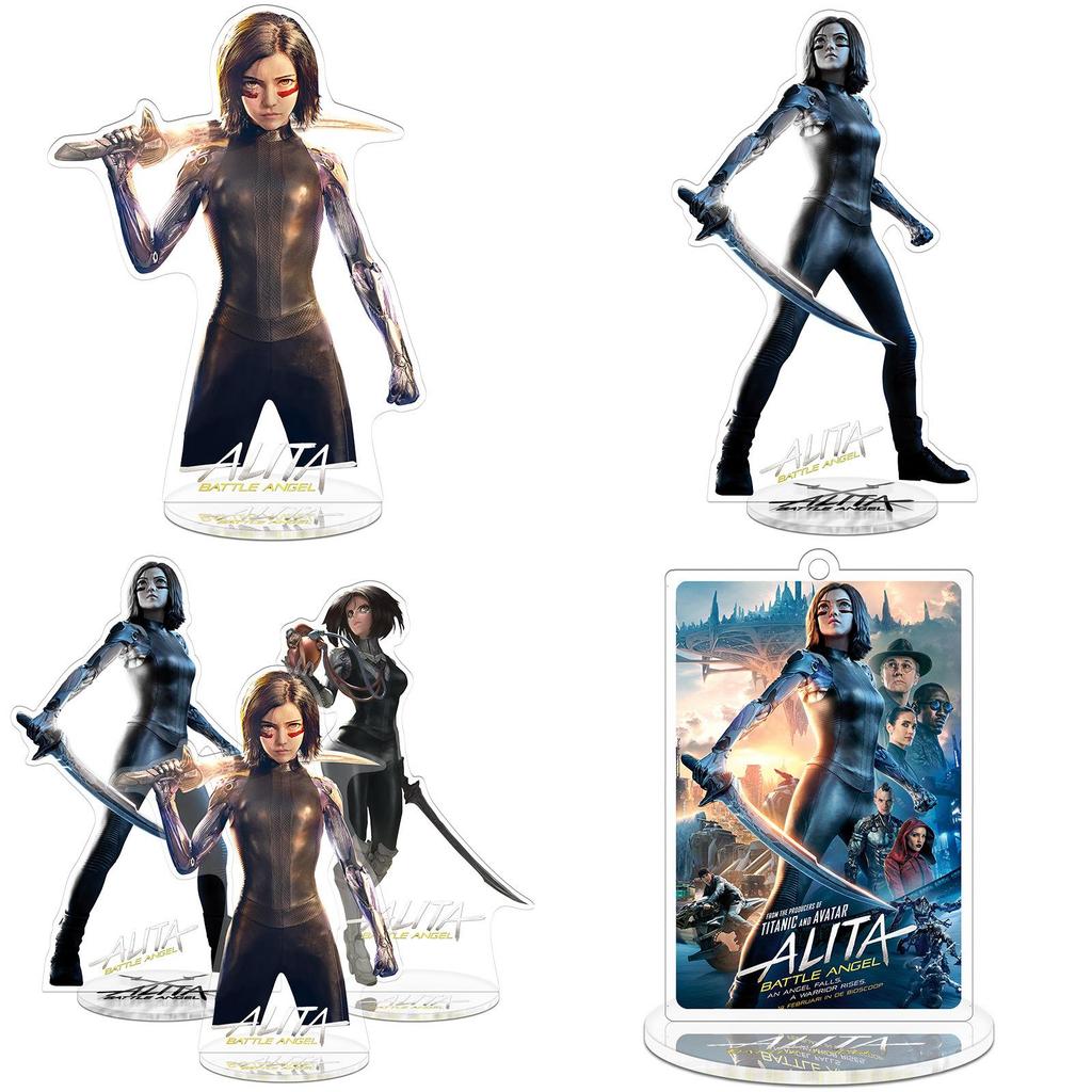 Collectible New Movie Alita Battle Angel Acrylic Model Stand Figure Toy Desk Decor